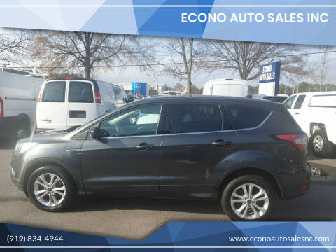 2017 Ford Escape for sale at Econo Auto Sales Inc in Raleigh NC
