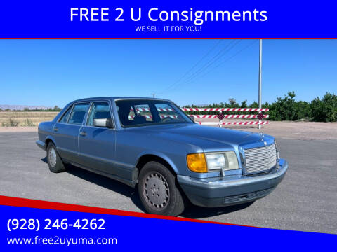 1988 Mercedes-Benz 420-Class for sale at FREE 2 U Consignments in Yuma AZ
