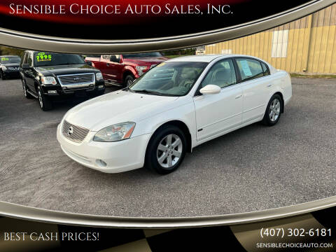 2003 Nissan Altima for sale at Sensible Choice Auto Sales, Inc. in Longwood FL