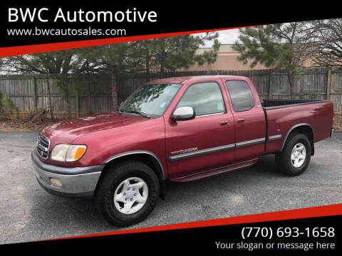 2000 Toyota Tundra for sale at BWC Automotive in Kennesaw GA