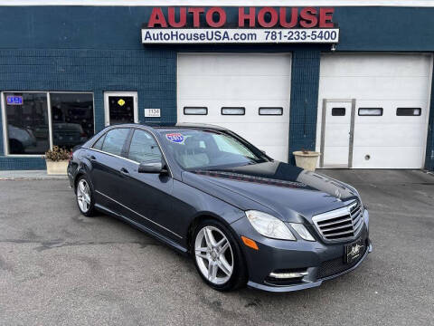 2013 Mercedes-Benz E-Class for sale at Auto House USA in Saugus MA