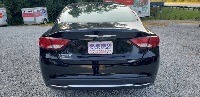 2016 Chrysler 200 for sale at Hix Motor Co in Jacksonville, NC