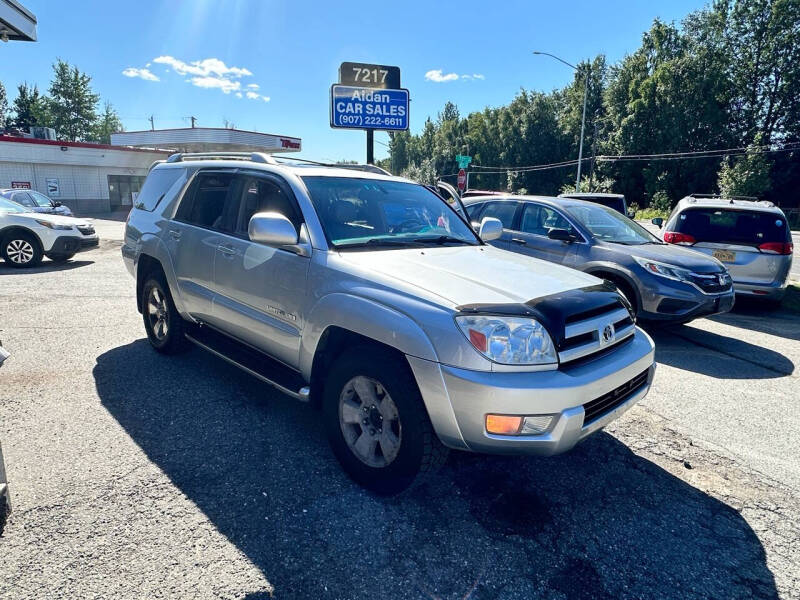2004 Toyota 4Runner for sale at AIDAN CAR SALES in Anchorage AK
