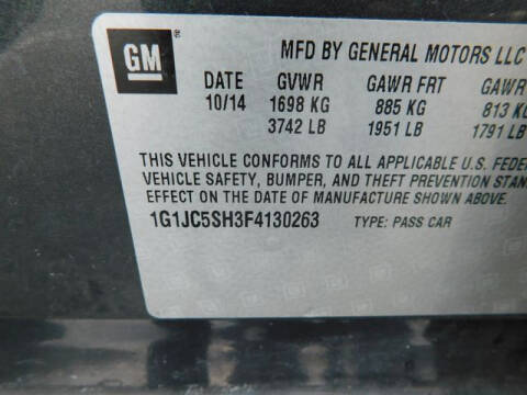 2015 Chevrolet Sonic LT Auto