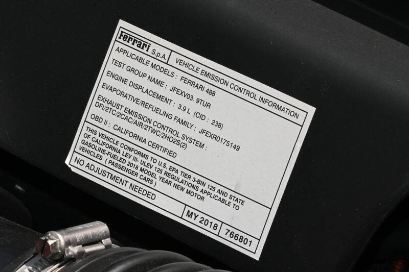 2018 Ferrari 488 GTB