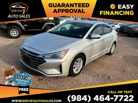 2019 Hyundai Elantra for sale at Drive 1 Auto Sales in Wake Forest NC