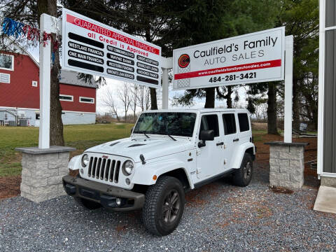 2016 Jeep Wrangler Unlimited for sale at Caulfields Family Auto Sales in Bath PA