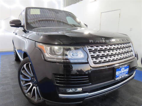 2016 Land Rover Range Rover Supercharged