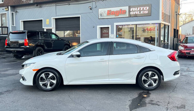 Used 2020 Honda Civic LX with VIN 2HGFC2F69LH526332 for sale in Holbrook, MA