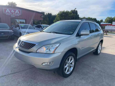 2009 Lexus RX 350 for sale at A & A Auto Sales in Fayetteville AR