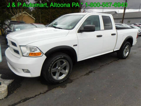 2012 RAM 1500 for sale at J & P Auto Mart in Altoona PA