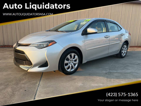 2019 Toyota Corolla for sale at Auto Liquidators in Bluff City TN