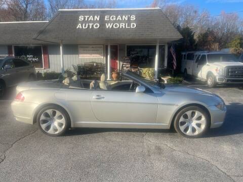 2004 BMW 6 Series for sale at STAN EGAN'S AUTO WORLD, INC. in Greer SC