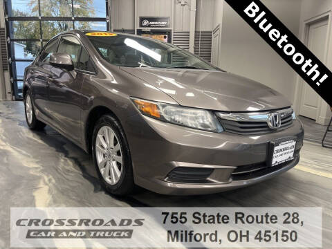 2012 Honda Civic for sale at Crossroads Car & Truck in Milford OH