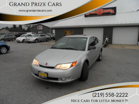 2004 Saturn Ion for sale at Grand Prize Cars in Cedar Lake IN