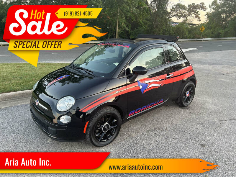 2017 FIAT 500c for sale at Aria Auto Inc. in Raleigh NC