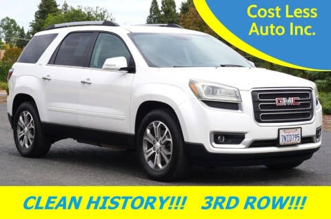 2016 GMC Acadia for sale at Cost Less Auto Inc. in Rocklin CA