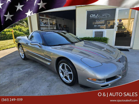 2000 Chevrolet Corvette for sale at O & J Auto Sales in Royal Palm Beach FL