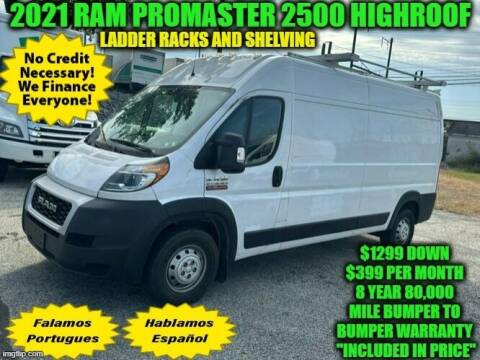 2021 RAM ProMaster for sale at D&D Auto Sales, LLC in Rowley MA