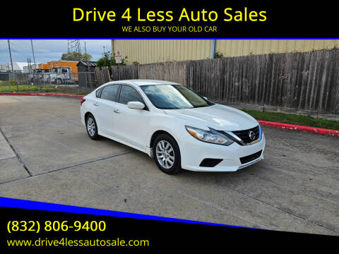 2016 Nissan Altima for sale at Drive 4 Less Auto Sales in Houston TX