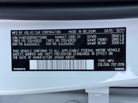 2022 Volvo XC40 Recharge Twin Plus