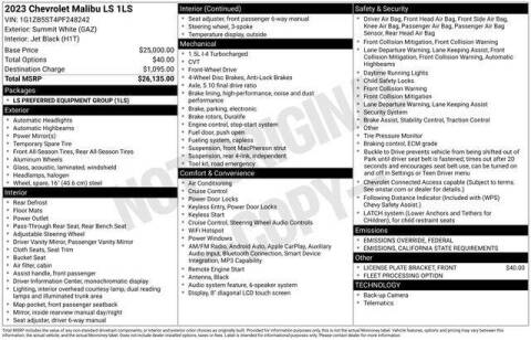 2023 Chevrolet Malibu LS