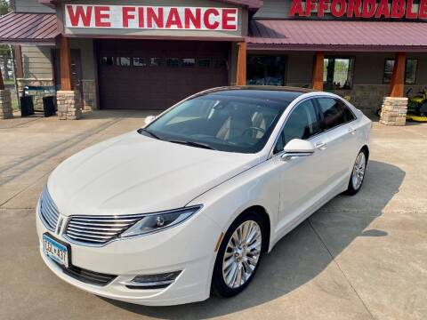 2015 Lincoln MKZ for sale at Affordable Auto Sales in Cambridge MN