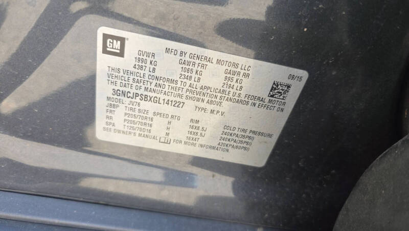 2016 Chevrolet Trax LT