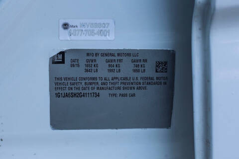 2016 Chevrolet Sonic LS Auto