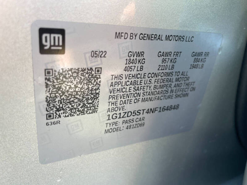 2022 Chevrolet Malibu LT