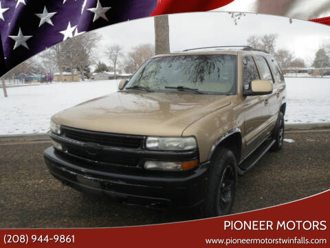 2000 Chevrolet Tahoe for sale at Pioneer Motors in Twin Falls ID