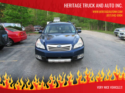 2011 Subaru Outback for sale at Heritage Truck and Auto Inc. in Londonderry NH