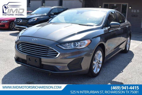 2019 Ford Fusion for sale at IMD Motors in Richardson TX
