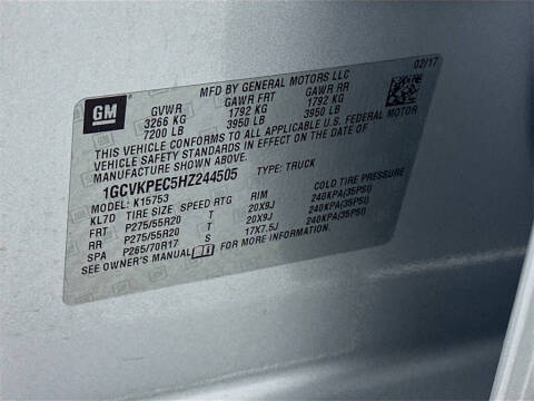 2017 Chevrolet Silverado 1500 Custom