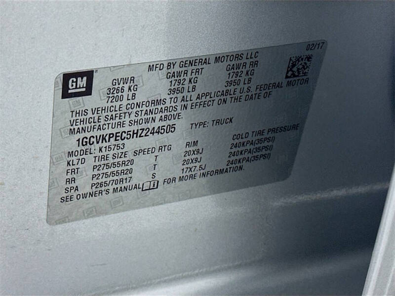 2017 Chevrolet Silverado 1500 Custom