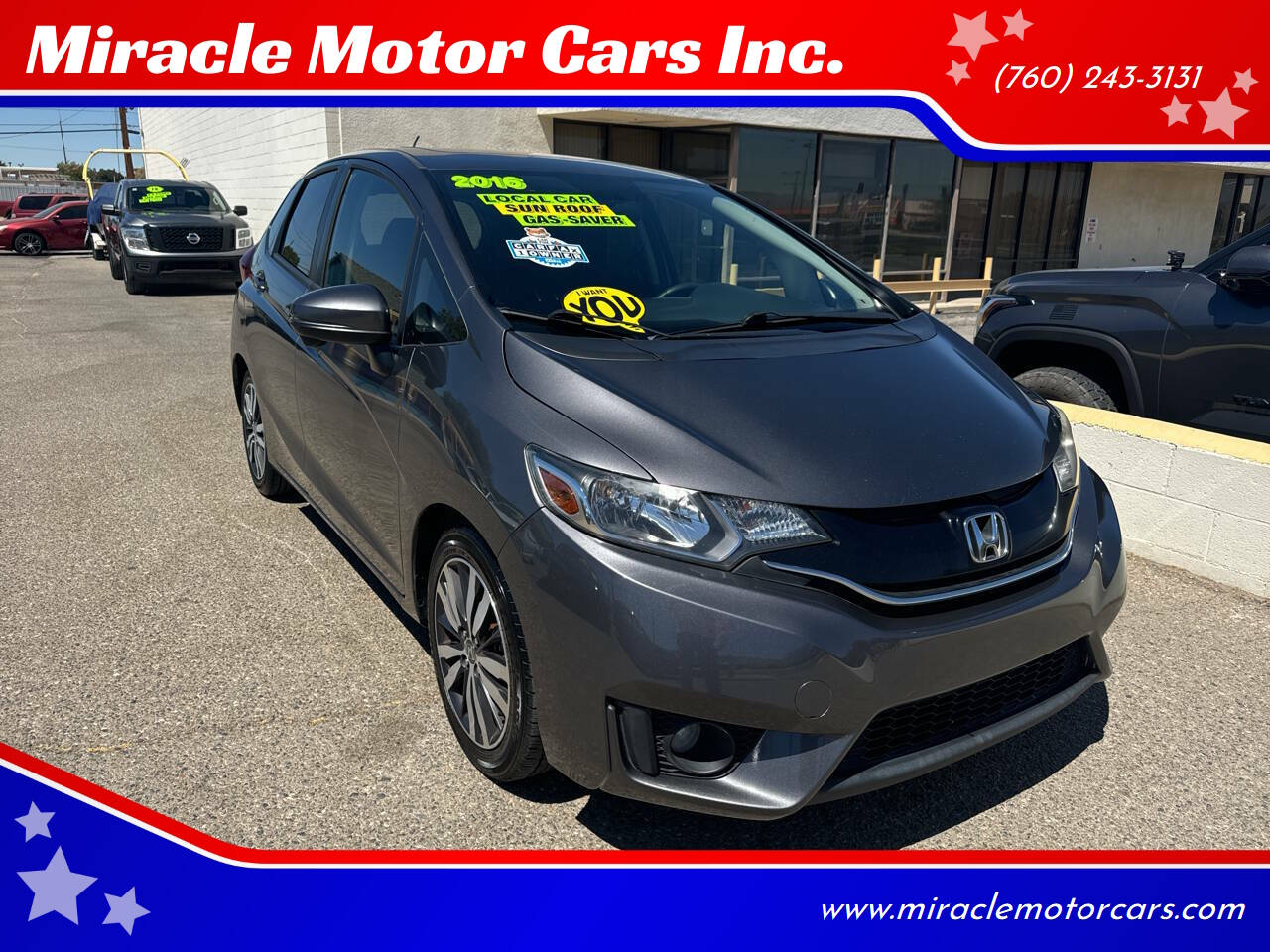 2016 Honda Fit EX 4dr Hatchback CVT 