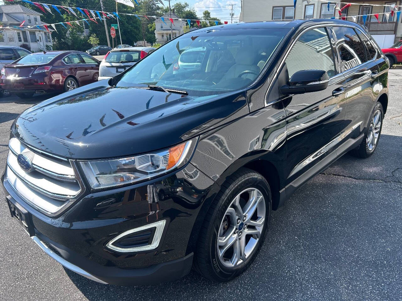 Black 2018 Ford Edge Titanium AWD Titanium 4dr Crossover 1