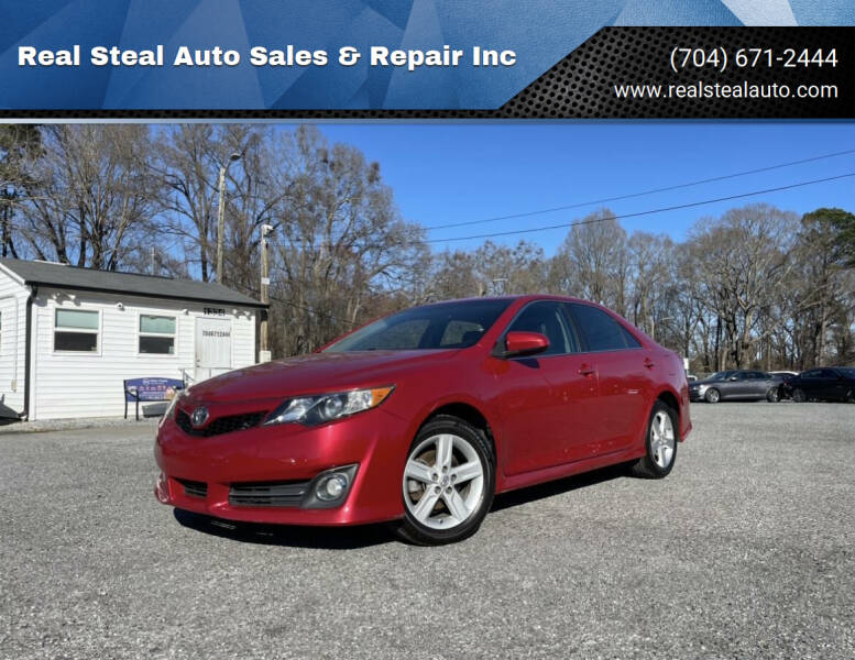 2013 Toyota Camry for sale at Real Steal Auto Sales & Repair Inc in Gastonia NC