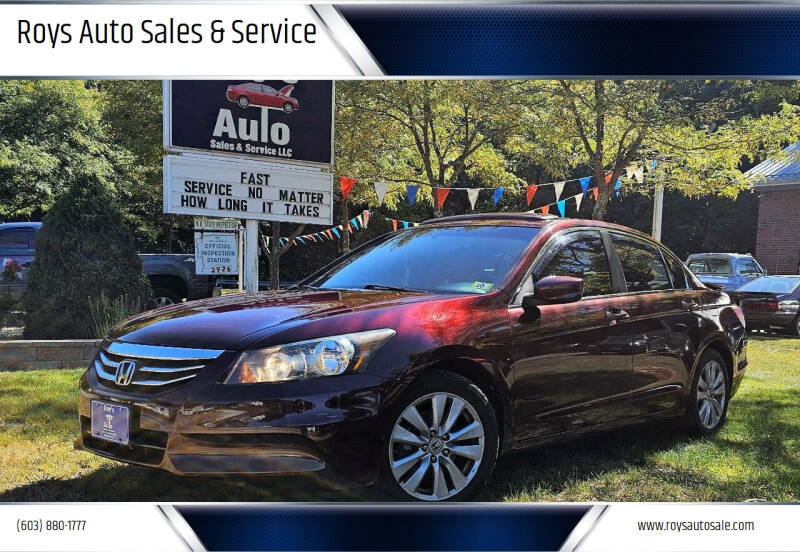 2011 Honda Accord for sale at Roys Auto Sales & Service in Hudson NH