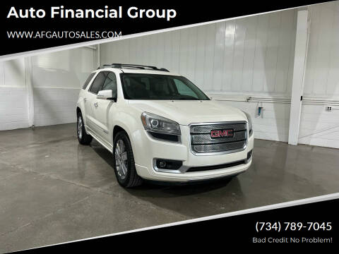 2013 GMC Acadia for sale at Auto Financial Group in Flat Rock MI