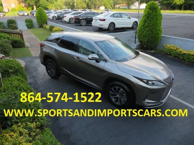 2020 Lexus RX 350 for sale at Sports & Imports INC in Spartanburg SC