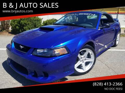 2004 Ford Mustang for sale at B & J AUTO SALES in Morganton NC