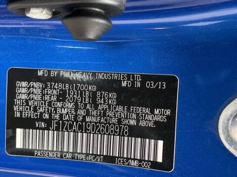 2013 Subaru BRZ Limited