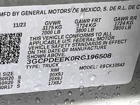 2024 Chevrolet Silverado 1500