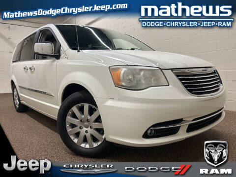 2012 Chrysler Town and Country for sale at MATHEWS DODGE INC in Marion OH