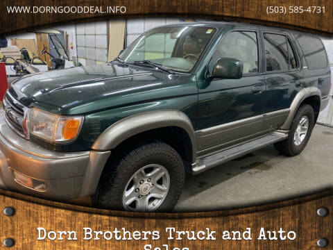 1999 Toyota 4Runner for sale at Dorn Brothers Truck and Auto Sales in Salem OR