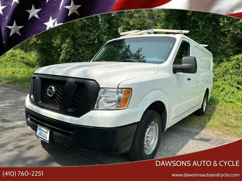 2015 Nissan NV for sale at Dawsons Auto & Cycle in Glen Burnie MD