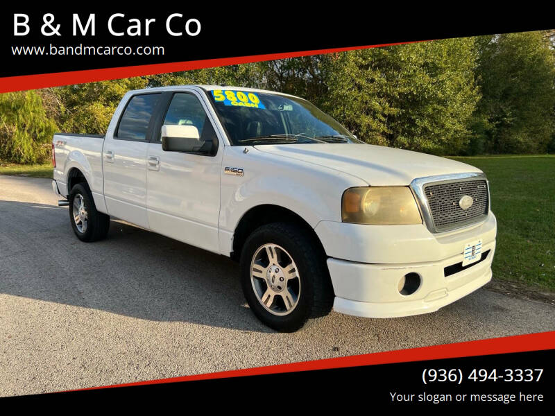 2008 Ford F-150 for sale at B & M Car Co in Conroe TX