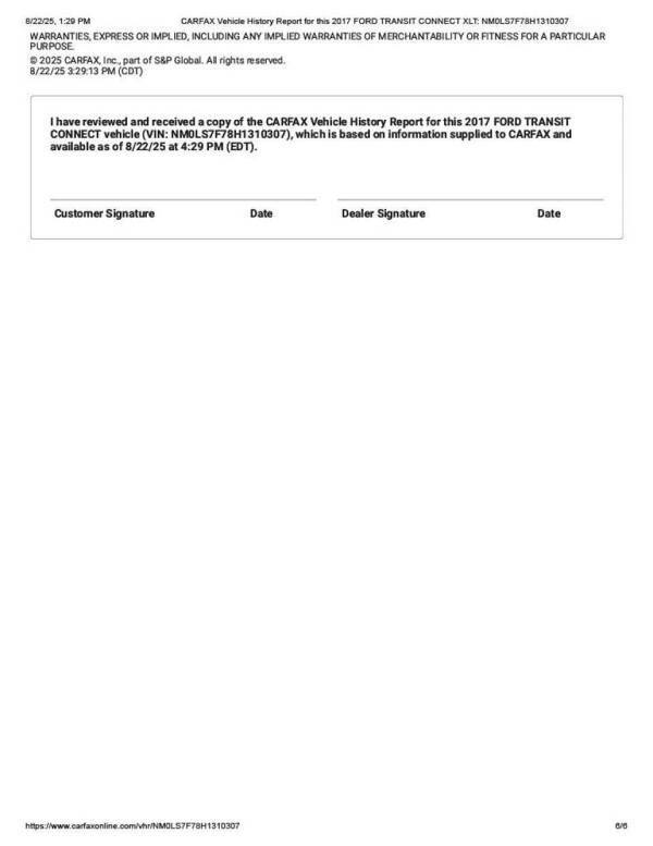 2017 Ford Transit Connect