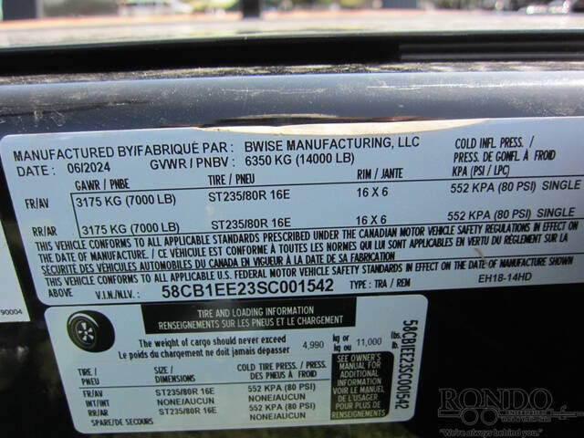 2025 BWISE Equipment EH18-14-HD